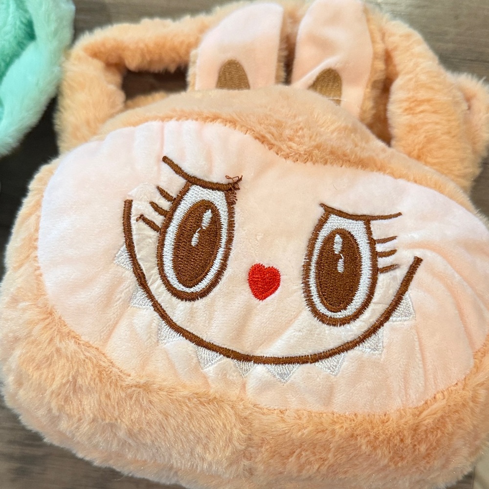 Adorable Plush Bunny Face Kids Bag